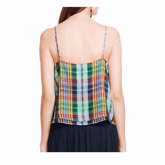 NWT Polo Ralph Lauren rainbow plaid boho tank top - Picture 10 of 15
